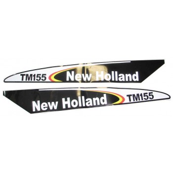 Autocollant New Holland TM155 - Noir
