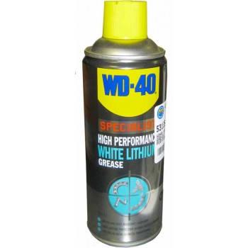 WD40 avec graisse blanche au lithium hautes performances
