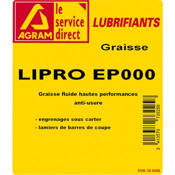 Graisse LIPRO EP000 25Kg