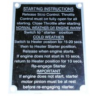 Badge Tracteur  - Instructions de démarrage  séries 100