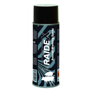 Spray de marquage 400ml noir Raidex