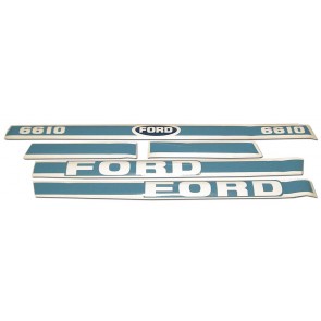 Kit Autocollant Ford 6610 - Avec cabine