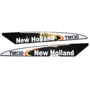 Autocollant New Holland TM130 - Noir