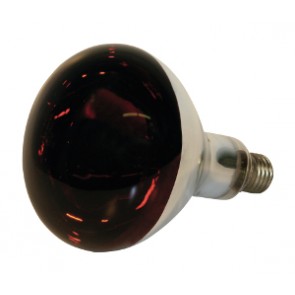 Lampe Kerbl IR 250W rouge, verre de sécu