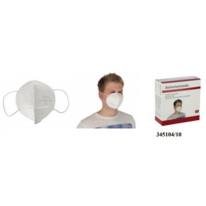 Masque respiratoire FFP2/KN95 pliable SANS VALVE LOT DE 10