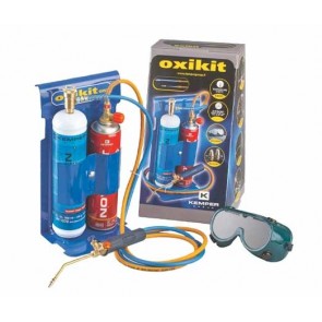 Chalumeau OXY-GAZ kit complet avec 2 bouteilles/chalumeau/tuyau 1,5m/robinets