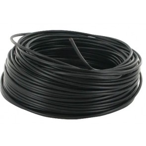 Câble 1x2,5 mm noir 