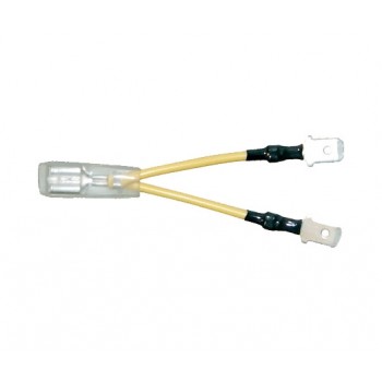 RACCORD CABLE EN Y COSSES PLATES 2 MALES/1 FEMELLE