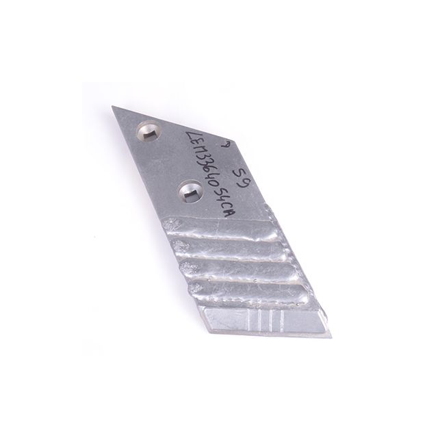 Pointe droite avec plaquettes carbure pour soc de charrue marque Lemken - EA 85 - Diamètre 12.00mm